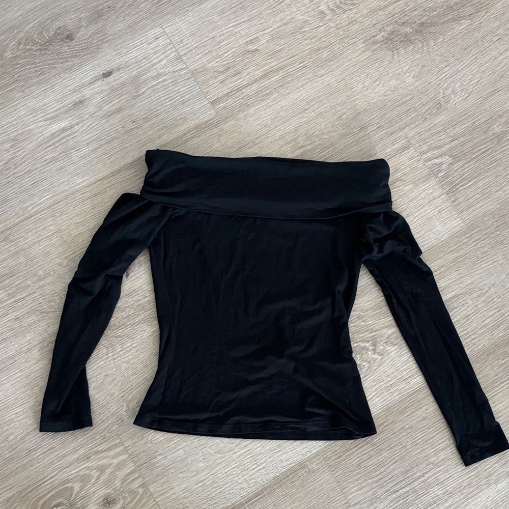 Gucci Black Off-Shoulder Blouse
